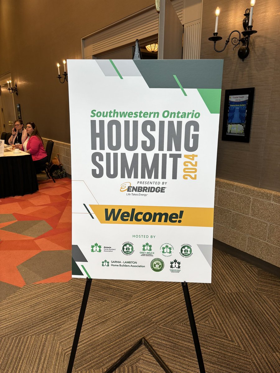 OntarioHBA's tweet image. Welcome to the 2024 Southwestern Ontario Housing Summit presented by @enbridgegas
We have a full day of building code content and discussions on growth in Southwestern Ontario. Follow along for more throughout the day!
#housingsummit #buildingcode