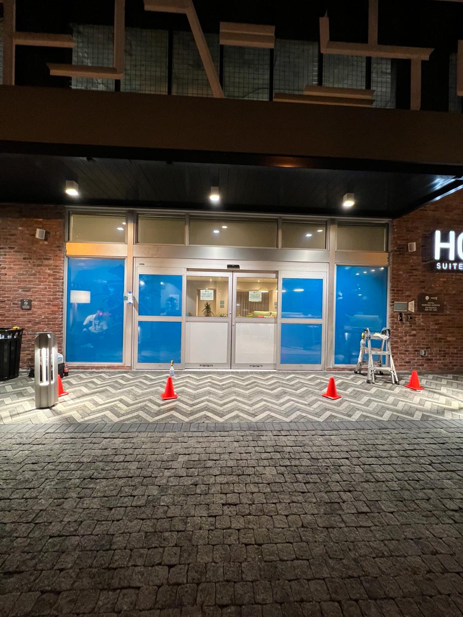 thetintteam's tweet photo. Absolutely thrilled to showcase our latest project: This install was done after hours to avoid foot traffic at this busy Hilton Location in Fort Lauderdale.. We installed Window Graphics at Tru Hilton Fort Lauderdale.

954-798-8468
https://t.co/p5aHom2QH4

#tint #windowtint https://t.co/JohrrgOmD5