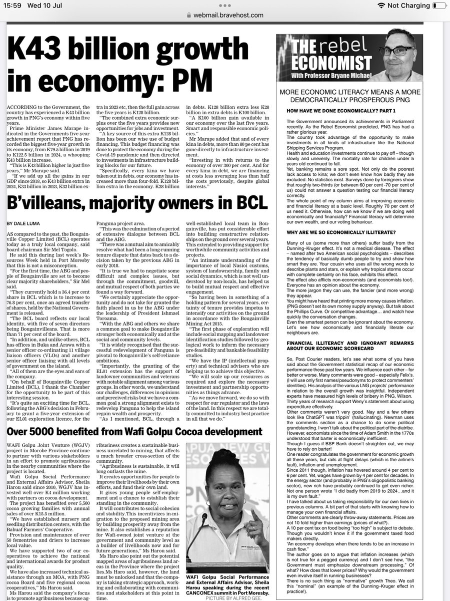 Papua New Guinea Macroeconomics tweet media