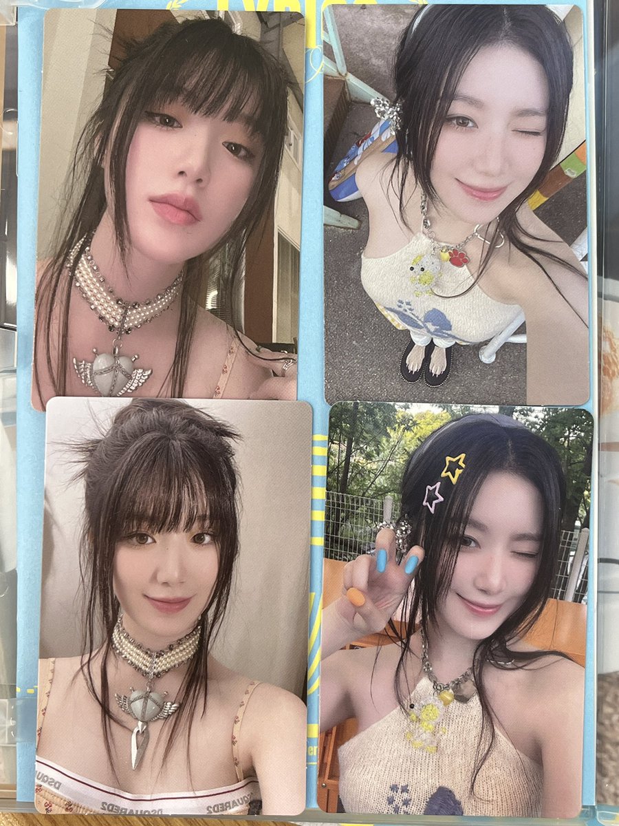 shuhuafeed's tweet photo. #SHUHUA 'I Sway' photocards 🩵 https://t.co/kqrv7EznKr