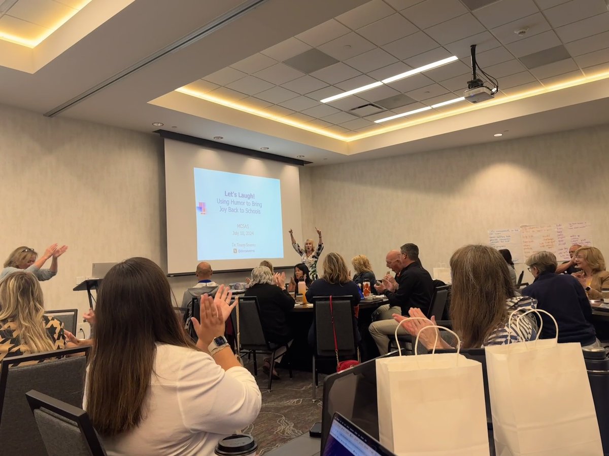 drliz1981's tweet photo. Great training today with @docseverns on using humor to bring joy back to
schools here in #Nashville for #MCSAS 2024! https://t.co/tYgnm2811g