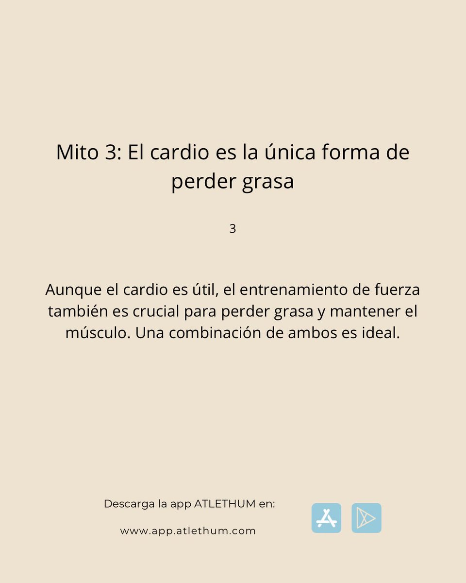 atlethum's tweet photo. Hoy conocerás 5 mitos que mucha gente cree que son importantes pero en realidad no tanto. Además saber esto te permitirá conocer más tu cuerpo y mejorar tu rendimiento deportivo https://t.co/OFaRqRltTO