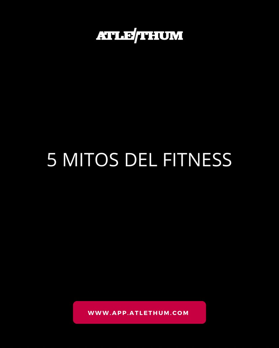 atlethum's tweet photo. Hoy conocerás 5 mitos que mucha gente cree que son importantes pero en realidad no tanto. Además saber esto te permitirá conocer más tu cuerpo y mejorar tu rendimiento deportivo https://t.co/OFaRqRltTO