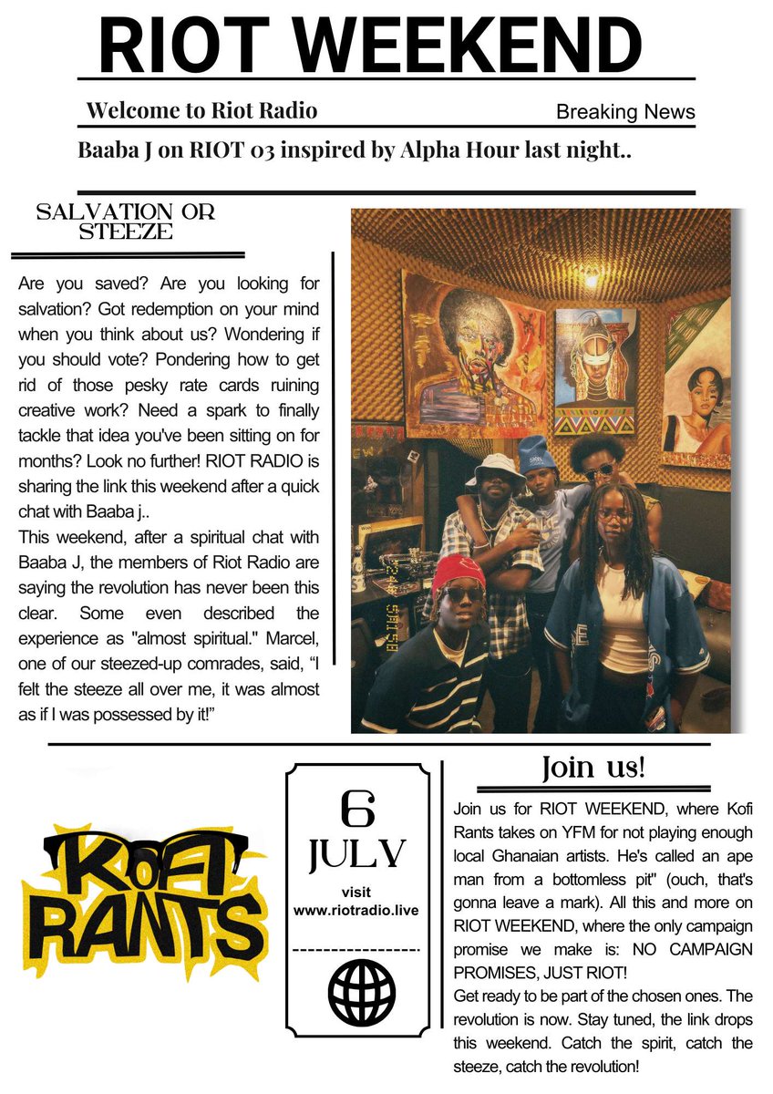 _kayohefaye's tweet photo. ✝️ This week on @RIOTRADIOO | my views on the power of DJs and radio stations &amp; @baaba_jj joins RIOT 03 with @THEBIGBADSOUND!

▶️ Check out more #RiotWeekend at https://t.co/JRh1I9uy5S https://t.co/bZpBR8UfhE