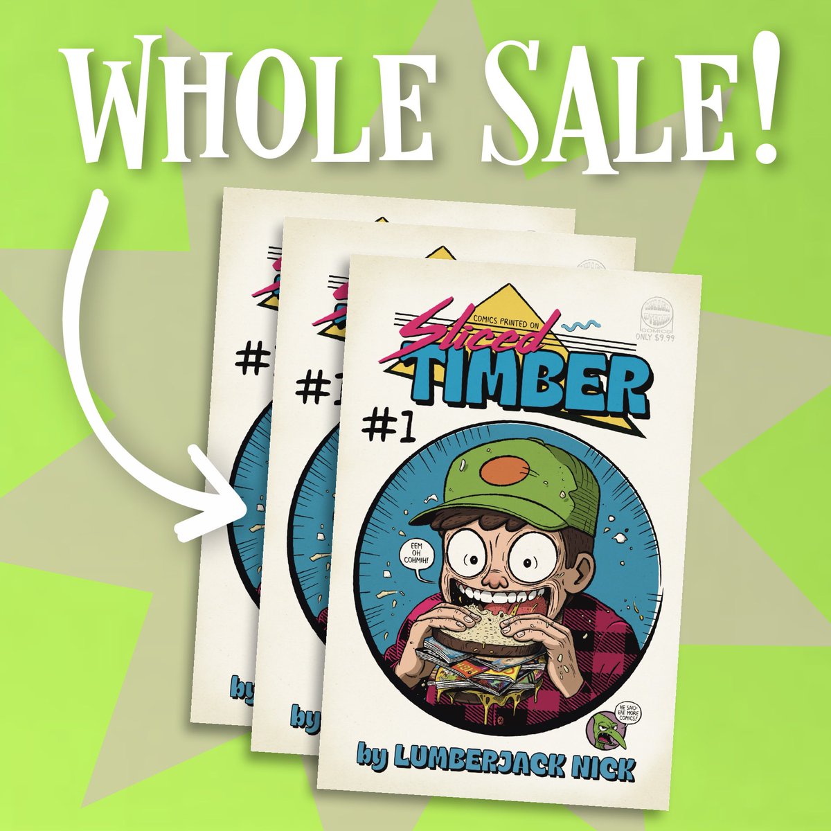LumberjackNick's tweet photo. Preorder with many add-on options.
Sliced Timber #1 -> https://t.co/XNm9z272l0 #comic #comicbook #indiecomics https://t.co/iLHxIgMDty