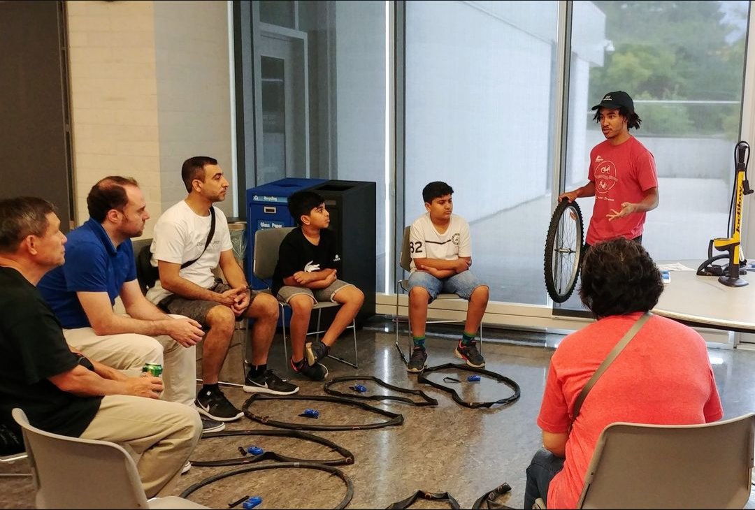 Exciting opportunity to learn basic bike repair with the <a href="/citymississauga/">City of Mississauga</a> and <a href="/mississaugalib/">Mississauga Library</a> this summer - visit a library near you! Sessions take place in different library locations across the City each week. Full schedule here: anc.ca.apm.activecommunities.com/activemississa… 🛠️🚲🛠️