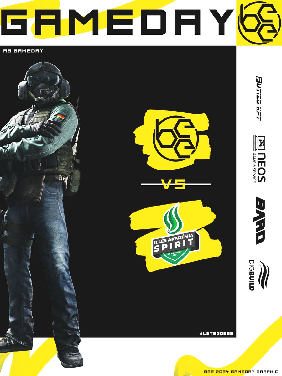 Békéscsabai E-sport Egyesület (@esport_bee) on Twitter photo Mai napon folytatódik az #MNEB6! Hamarosan startolunk az @IlleSpirit ellen!
⏰ 19:15
📷 twitch.tv/esport1tv
<a href="/HungarianEsport/">Hungarian National Esports Championship</a> #r6s #mneb6 Mai napon folytatódik az #MNEB6! Hamarosan startolunk az @IlleSpirit ellen!
⏰ 19:15
📷 twitch.tv/esport1tv
<a href="/HungarianEsport/">Hungarian National Esports Championship</a> #r6s #mneb6
