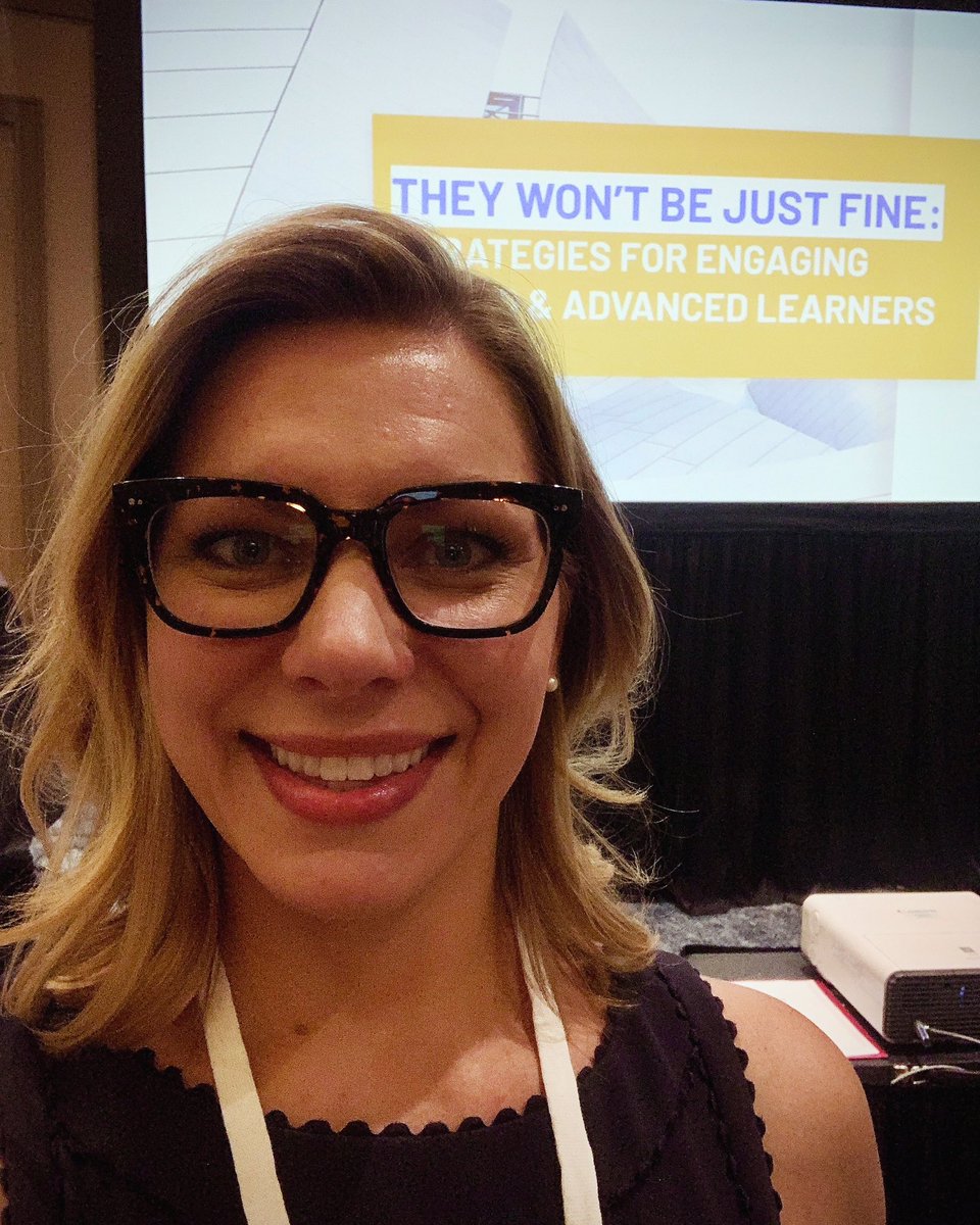 growinggiftedco's tweet photo. An awesome morning talking about creating respectfully challenging learning experiences for gifted &amp; advanced learners!  Thank you, @TXGifted and @OfficialATPE for having me at #ATPESummit!

#giftededucation #gteducation #gifted #publiceducation #publiced https://t.co/qQq6Ca7LL7