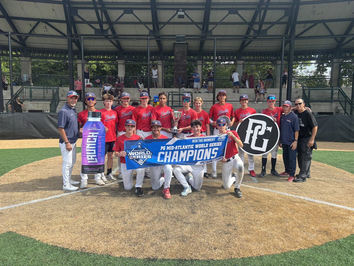 PGMidAtlantic's tweet photo. 13u PG Mid Atlantic World Series
#pgtourney

🥇Champions: Hustle Baseball
🥈Finalists: RCBC Ghost National 14u
🏅MVP: Dylan Temple
🏅MVPitcher: Aaron Vazquez
@PGYouthBB https://t.co/dPogfYzqHs
