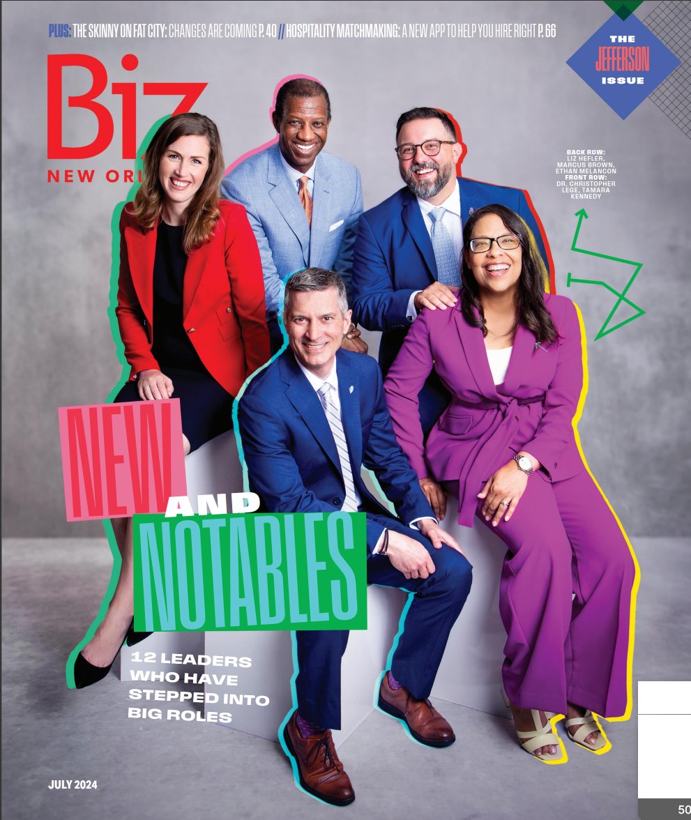 JEDCO_News's tweet photo. The #JeffParish issue of @BizNewOrleans is here! We are proud of all the remarkable strides made by our community's businesses and leaders! Be sure to grab your copy and see all the great things taking shape in #JeffParish! #JeffersonStrong
🔗 https://t.co/inaStdcSB8 https://t.co/wShd2ypnt9