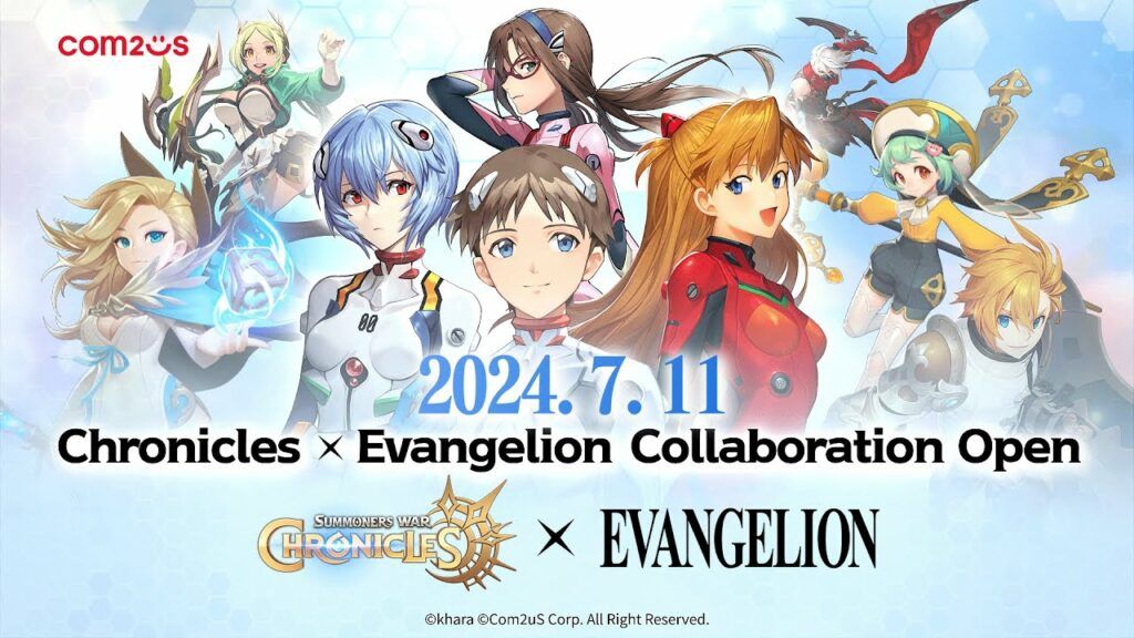 Geek_Gen_France's tweet image. Com2uS a annoncé que la collaboration entre le RPG Summoners War: Chronicles et la célèbre série animée Evangelion commence 11 juillet. #SummonersWar #Chronicles @summonerswar_fr @Com2uS #Evangelion buff.ly/3WfQP1D