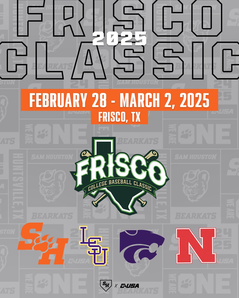 Kats to take part in 2025 <a href="/FriscoClassic/">Frisco Classic ⚾️</a> #EatEmUpKats 

🔗 bit.ly/3VZGMwl
