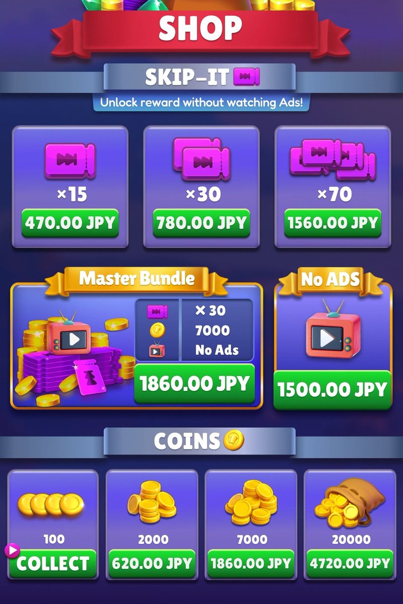 site_list's tweet image. 10日目 リタイヤ
これ期限内にクリアできないから、したらダメ！
ここまでひどい案件初めて💢
LV600クリア必要でLV214の段階でも🪙300もいるのに、今は広告見ても🪙100しかもらえない上に10回ほど見たら4時間待機が入る😑
大量広告見せられてカモにされるだけで報酬は手に入らないと思う💢
#cardmatch