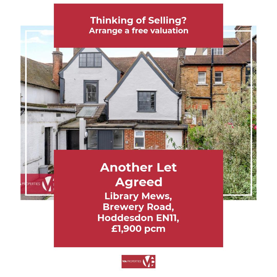 PropertiesByVia's tweet photo. Another Let Agreed!

Contact us for a free valuation!
📧 enquiries@viavia.co.uk
📞 01992 443399 https://t.co/fW8vzna2Eq