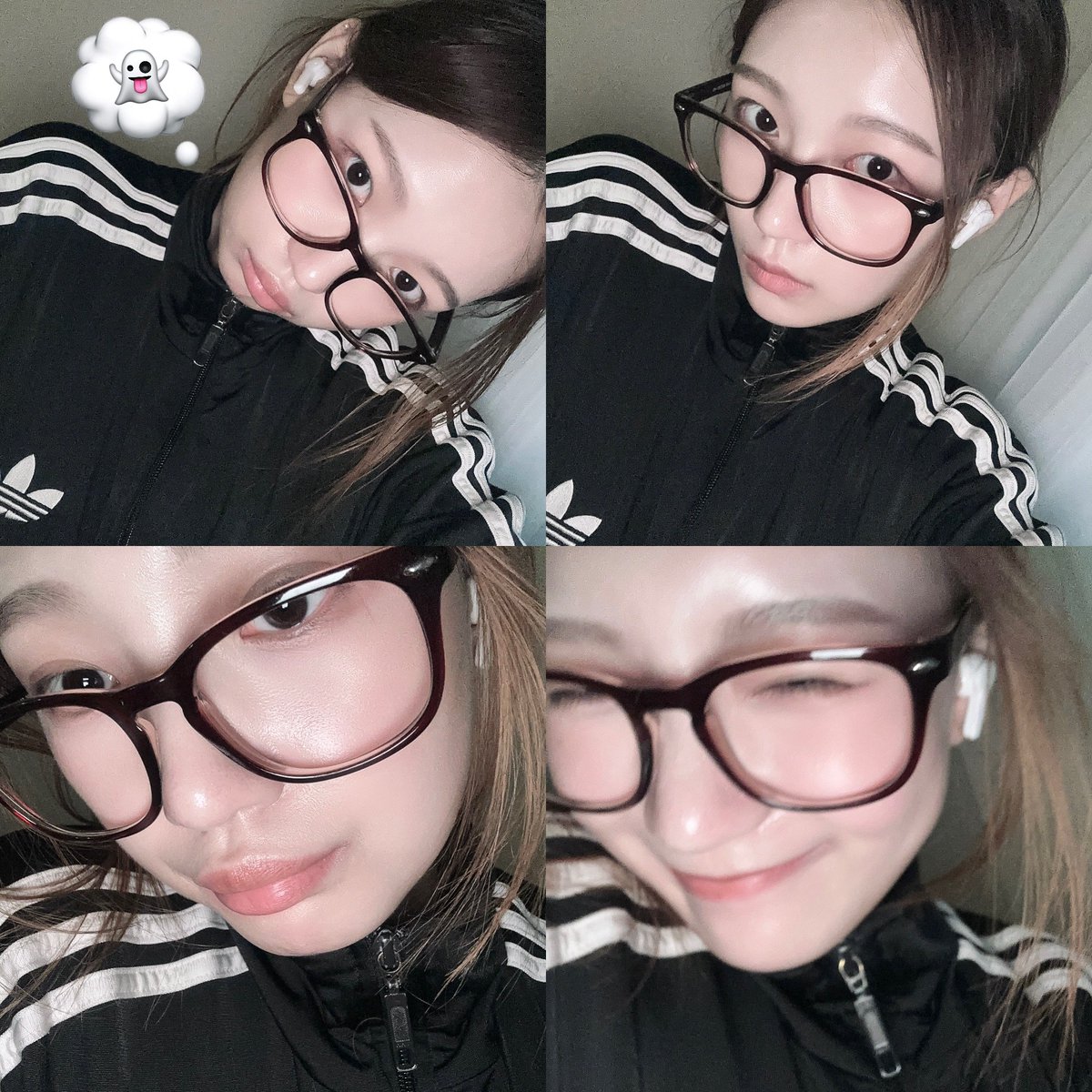 moojiae's tweet photo. Keeping it simple and stylish in a black jacket and black glasses. Get ready for some smiles and good vibes! 😎 https://t.co/WFP2Tb1Eq2