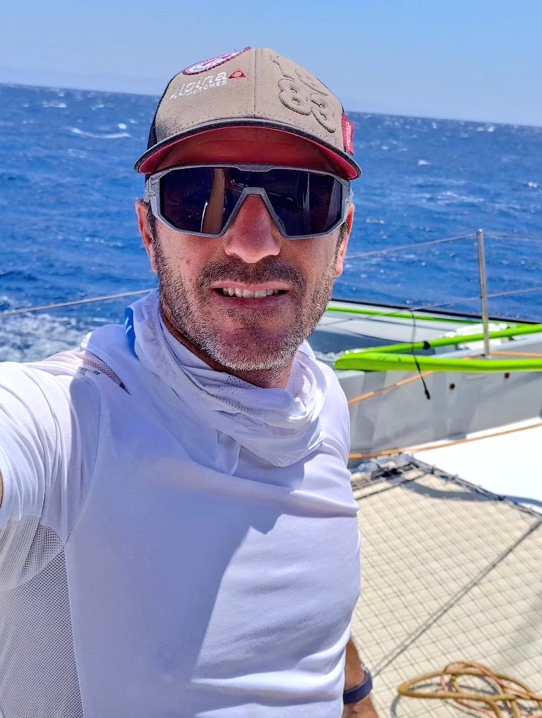UltimBoat's tweet photo. #Ultime #MOD70 #Multi70 #Convoyage
Eric Péron à bord de Zoulou, récent vainqueur de l'Aegean 600, pour le convoyage retour vers la France. https://t.co/OvNtqJ5FUS