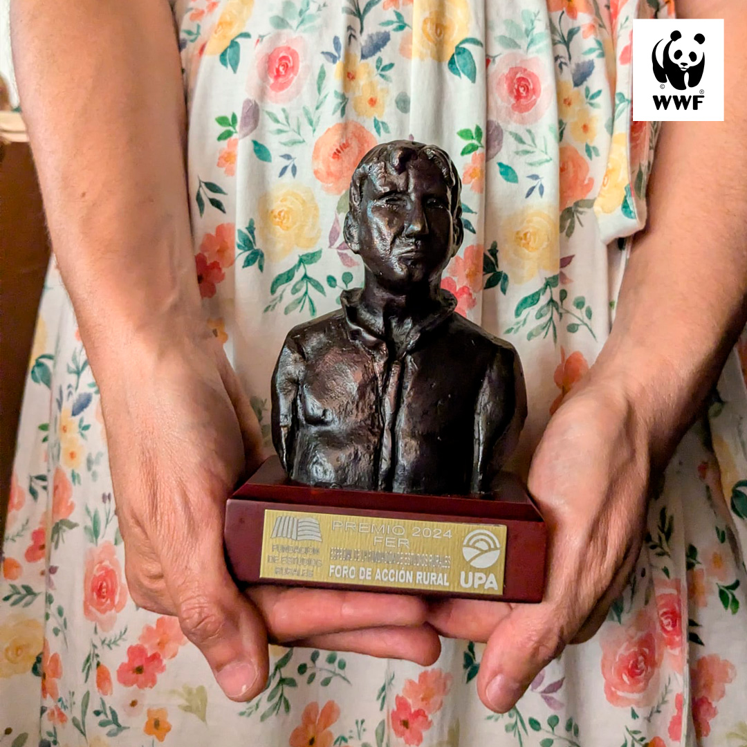 WWFespana's tweet photo. Posamos felices con el #PremiosFER #OrgulloRural 😆

Lo recogemos como parte del @ForoAccionRural. Con @fademur @FGlobalNature, y otras, representamos un espacio de debate y encuentro de entidades para defender el medio rural.

Gracias @UPA_Federal y Fundación de Estudios Rurales https://t.co/f4tdBXSPyb