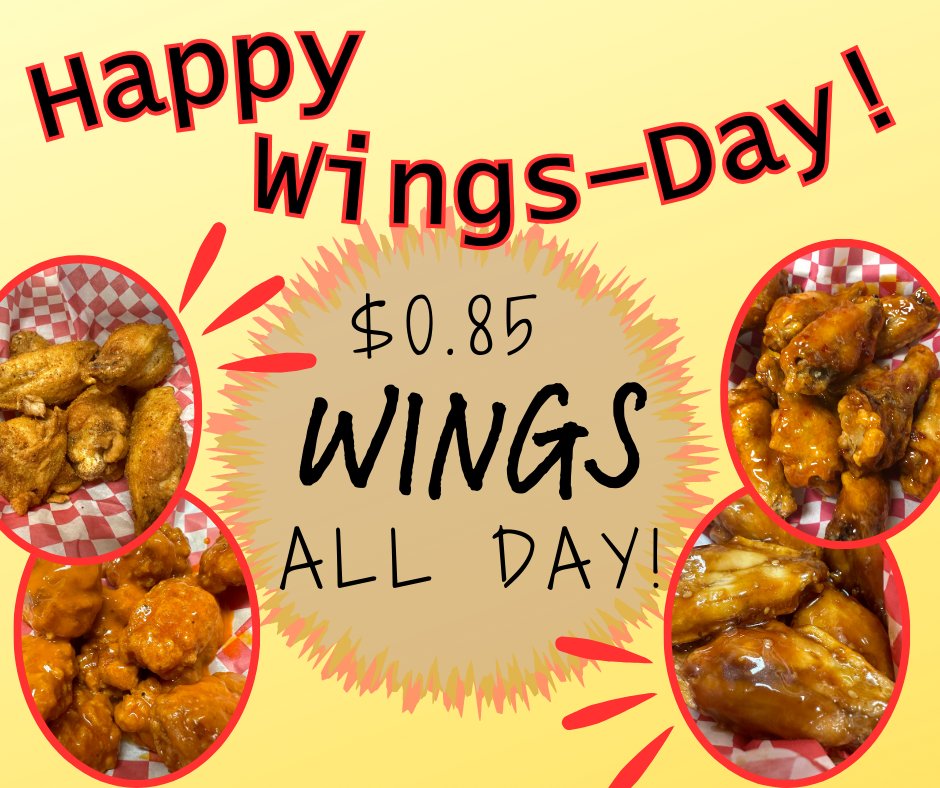 SouthOfPhillyNC's tweet image. Get your wing fix every Wednesday at South of Philly! Both boneless and traditional wings are only $0.85 each. Available in-store, online for pickup, or delivered straight to your door. Don't miss out on #WingWednesday! #CrispySaucyDelights #WingsForDays