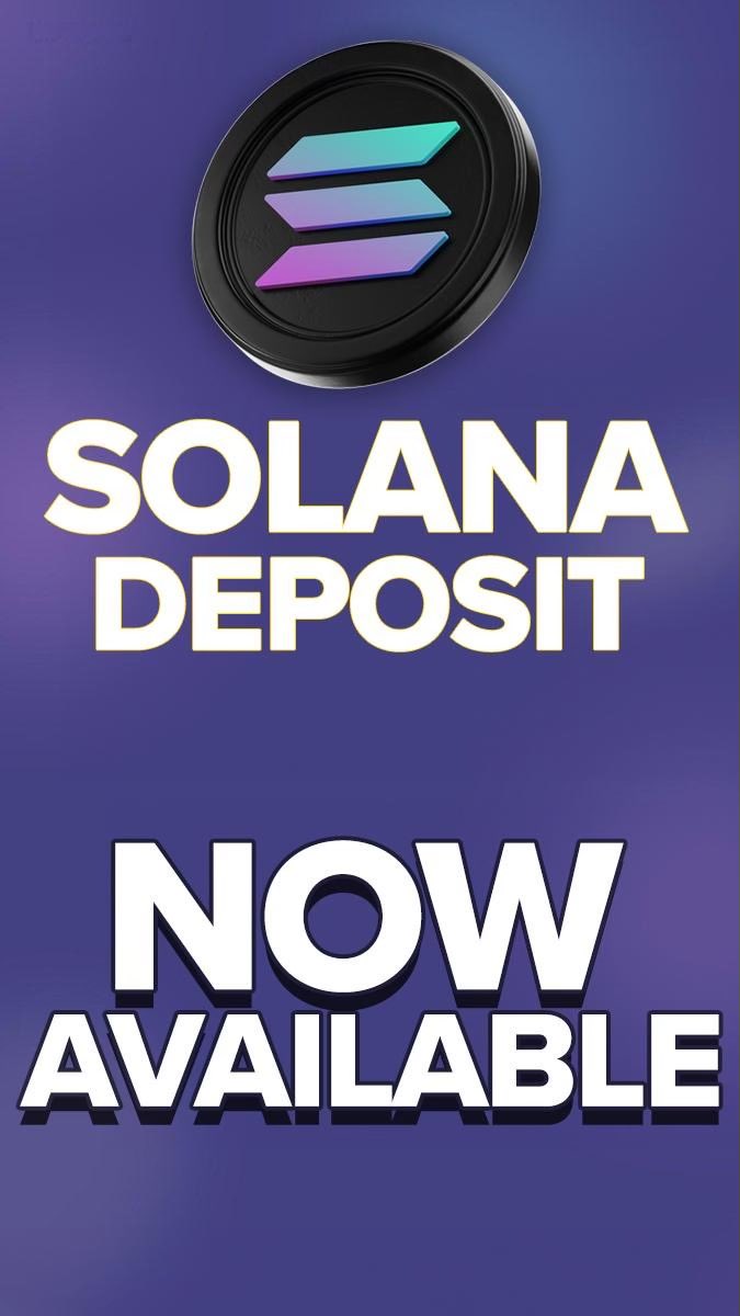 PackDraw's tweet photo. 🚨 SOLANA Deposits now available!

We’re pleased to offer this new deposit method to PackDraw! 

Let’s celebrate?! 

RT + comment PackDraw UserID. Will give some juice 🧃 🥳 https://t.co/XkGHxTsbx4