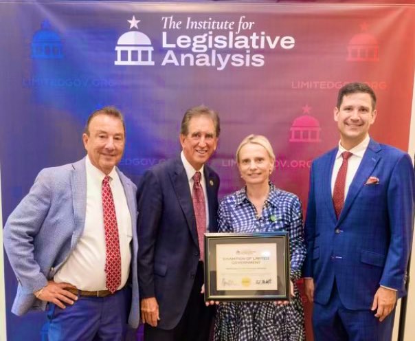 Rep. Victoria Spartz (@repspartz) on Twitter photo Last night, Rep. Spartz was presented with the Champion of Limited Government award from the Institute for Legislative Analysis <a href="/leganalysis/">Institute for Legislative Analysis</a> for her voting record as most aligned with the U.S. Constitution, based on the comprehensive study of nearly 65,000 votes. Last night, Rep. Spartz was presented with the Champion of Limited Government award from the Institute for Legislative Analysis <a href="/leganalysis/">Institute for Legislative Analysis</a> for her voting record as most aligned with the U.S. Constitution, based on the comprehensive study of nearly 65,000 votes.