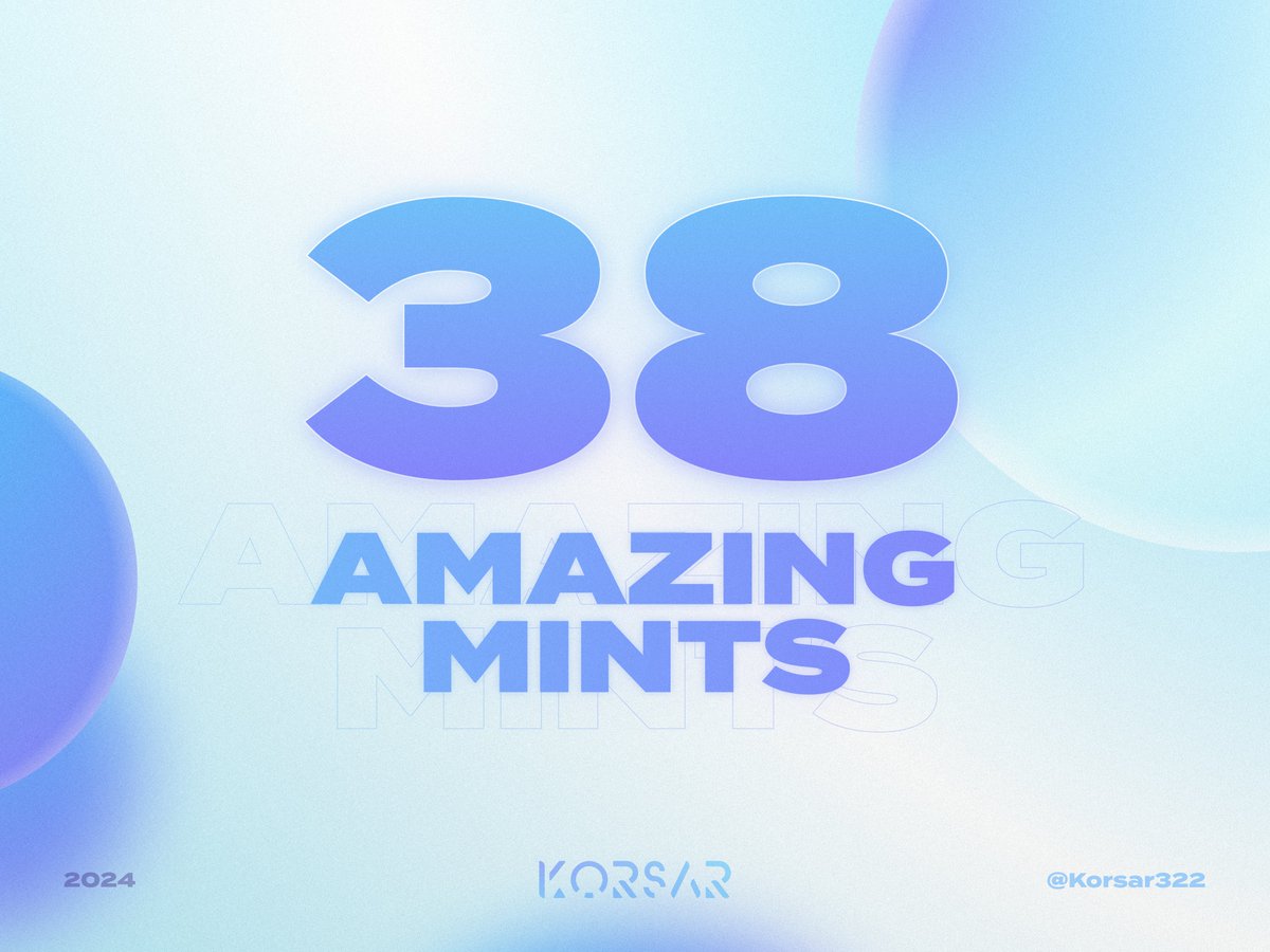 Hello everyone!

Today, I have prepared a list of 38 NFT mints that deserve your attention.

Many of them offer free mints.

I would appreciate your ❤️🔁

📝List of projects:

<a href="/spacemetaverse/">Space</a>  
Price Tba | Supply 1K

@GameOnCyborg 
Free mint | Supply 5K

<a href="/leagueoftraders/">League of Traders #LOT</a> 
Free