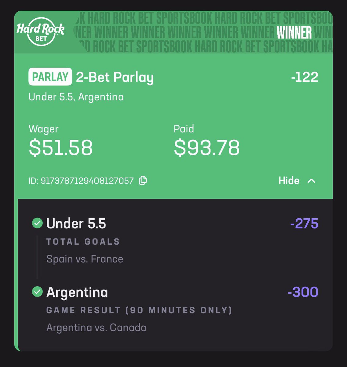 PIXYPICK's tweet photo. CASH IT ✅✅

TOO EASY 🫡

#GamblingsTwitter #PrizePicks https://t.co/G8nUI5GcSH