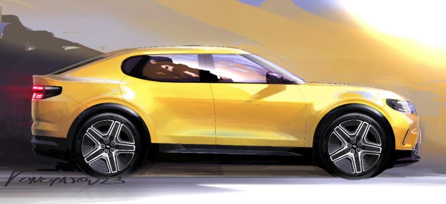 WTF: roughly copying some Polestar profile and signing it off with your own name as the new Capri. Now that is inspired... 

#fordcapri #capriford #capri #polestar #automotivedesign #cardesign #cartwitter