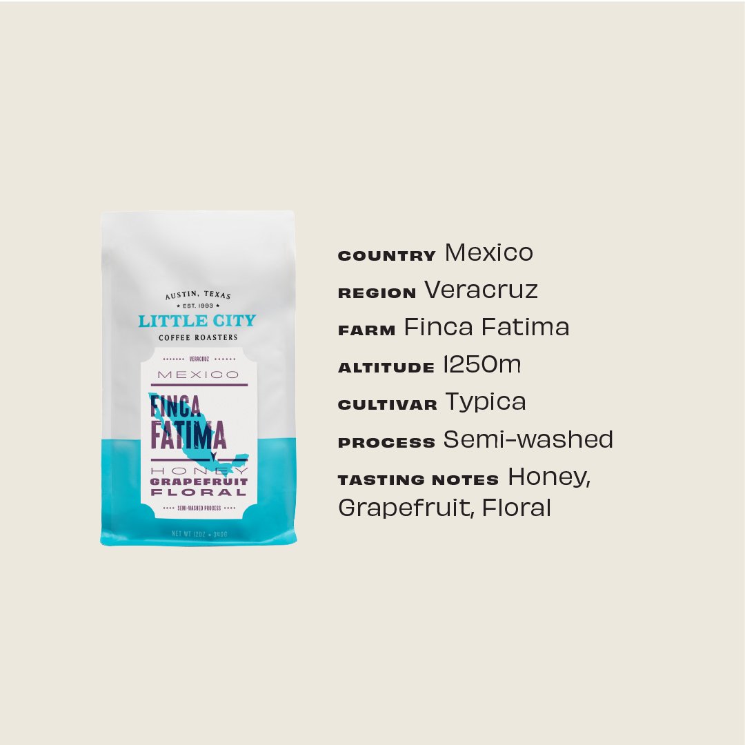 LittleCityATX's tweet photo. An incredible offering from one of Mexico's top coffee growers. 

#veracruzcoffee #mexicancoffee #fincafatima #littlecity

https://t.co/Uf9nowHCQH https://t.co/ZX9L506V07
