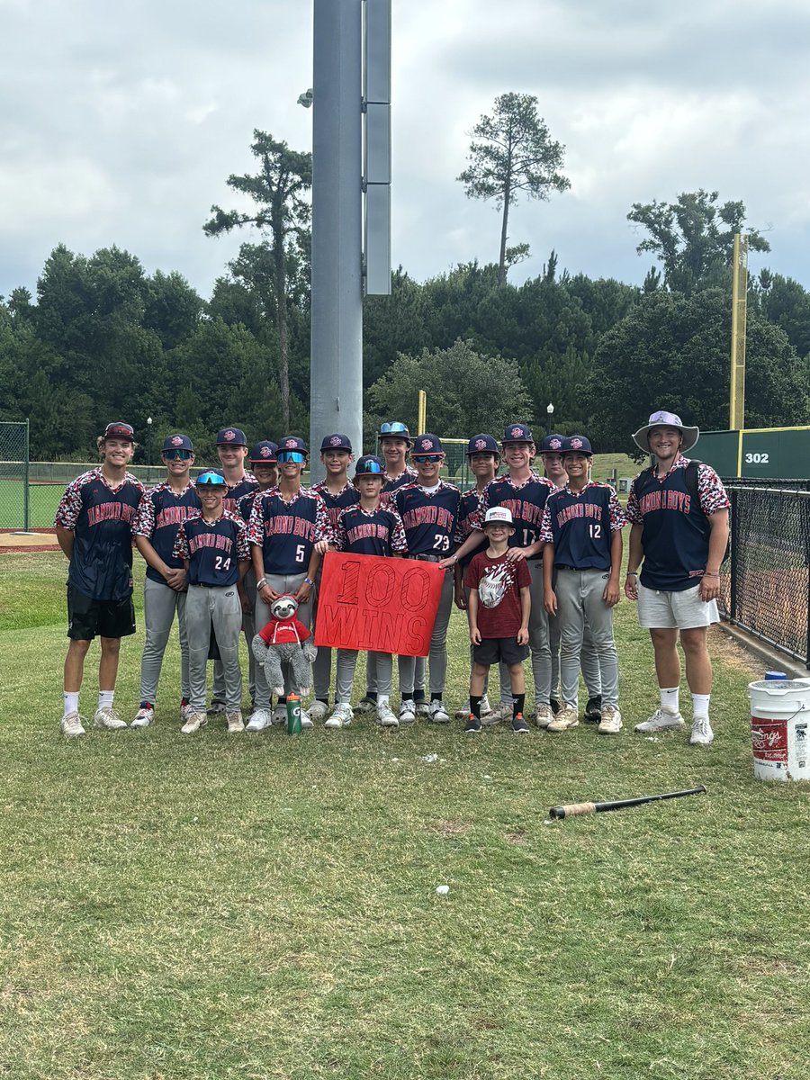 Diamond Boys 13u Showcase (@diamondboys12u) on Twitter photo With a 13-4 win today in <a href="/RipkenExpMB/">The Ripken Experience Myrtle Beach</a> the boys solidify a spot in bracket play this week. This dominate performance from Diamond Boys 13u Showcase gives Head Coach <a href="/AndrewMorse13/">Andrew Morse</a> his 100th career coaching win! Congratulations Coach! #DBStrong <a href="/DBBaseballClub/">Diamond Boys Baseball Club</a> With a 13-4 win today in <a href="/RipkenExpMB/">The Ripken Experience Myrtle Beach</a> the boys solidify a spot in bracket play this week. This dominate performance from Diamond Boys 13u Showcase gives Head Coach <a href="/AndrewMorse13/">Andrew Morse</a> his 100th career coaching win! Congratulations Coach! #DBStrong <a href="/DBBaseballClub/">Diamond Boys Baseball Club</a>