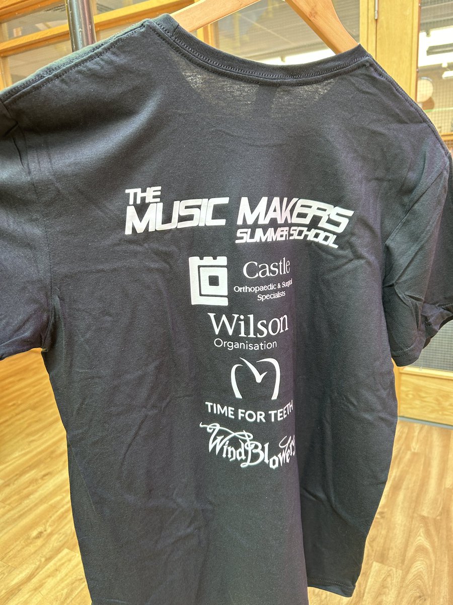 The Music Makers (@musicmakersnot) on Twitter photo Schools out for summer school! Already setting up shop and our new merchandise looks wonderful thanks to the great people at Pixie Dust. Our kind thanks to sponsors <a href="/windblowersShop/">Windblowers</a> <a href="/TheWilsonOrg/">Wilson Organisation</a> <a href="/CastleOrtho/">Castle Orthopaedic Partners LLP</a> and timeforteeth for making it happen Schools out for summer school! Already setting up shop and our new merchandise looks wonderful thanks to the great people at Pixie Dust. Our kind thanks to sponsors <a href="/windblowersShop/">Windblowers</a> <a href="/TheWilsonOrg/">Wilson Organisation</a> <a href="/CastleOrtho/">Castle Orthopaedic Partners LLP</a> and timeforteeth for making it happen
