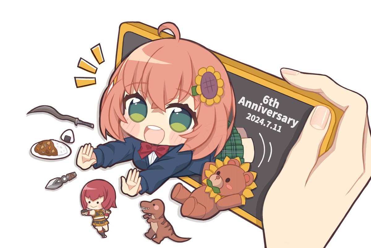 ひまちゃん６周年おめでとう💛🌻
#ひまあーと #本間ひまわり6周年