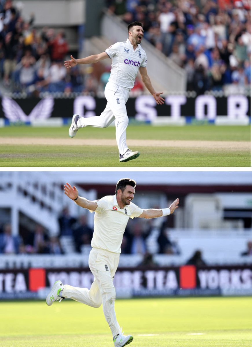 What a fairy tale ending to James Anderson’s career.  It’s as if he’s leaving a part of himself behind in the form of Gus Atkinson, as he bows away from Test cricket.  

#TestCricket #ENGvsWI