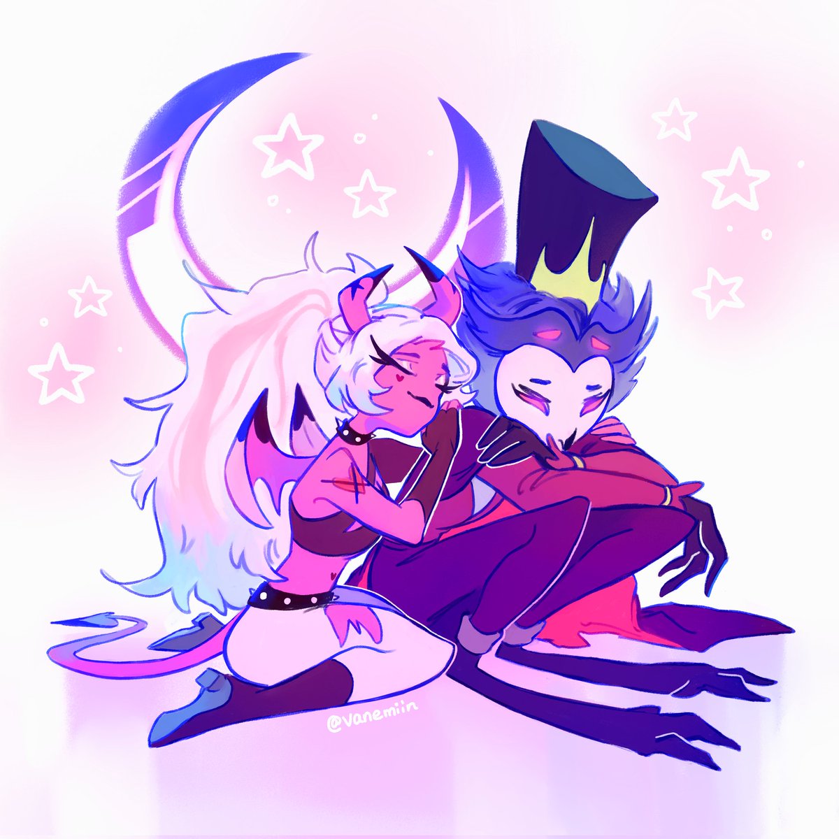 I want to see more of Stolas and Verosika being friends 💗 #HelluvaBoss #VerosikaMayday