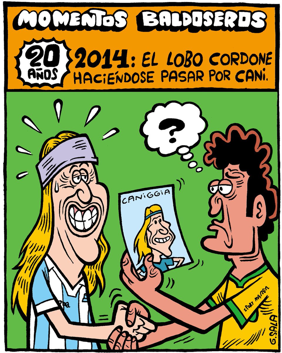 2014. El Lobo Cordone haciéndose pasar por Cani.

No estaba tan mal, ¿no?