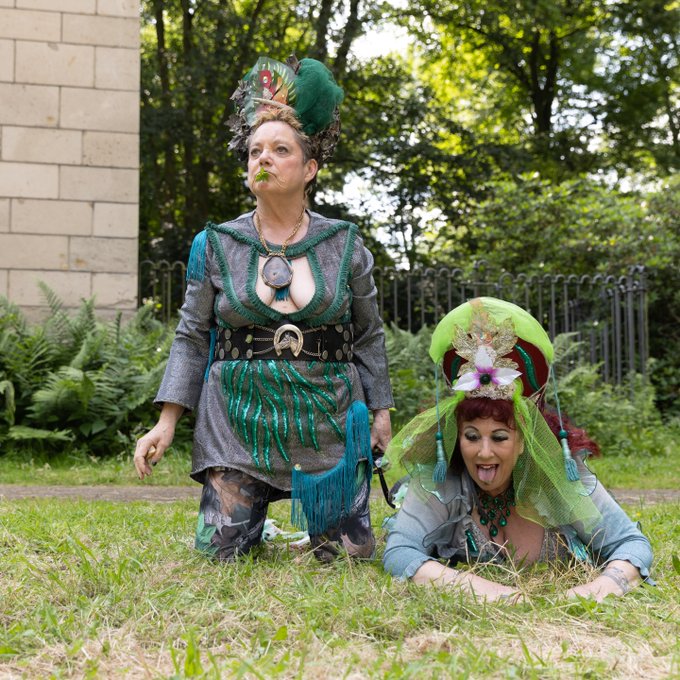 Making theater in the great outdoors, in public space, has been really satisfying &amp; magical. We used<a href="/tag/sfabf2024"class="tags"><span>#sfabf2024</span></a>