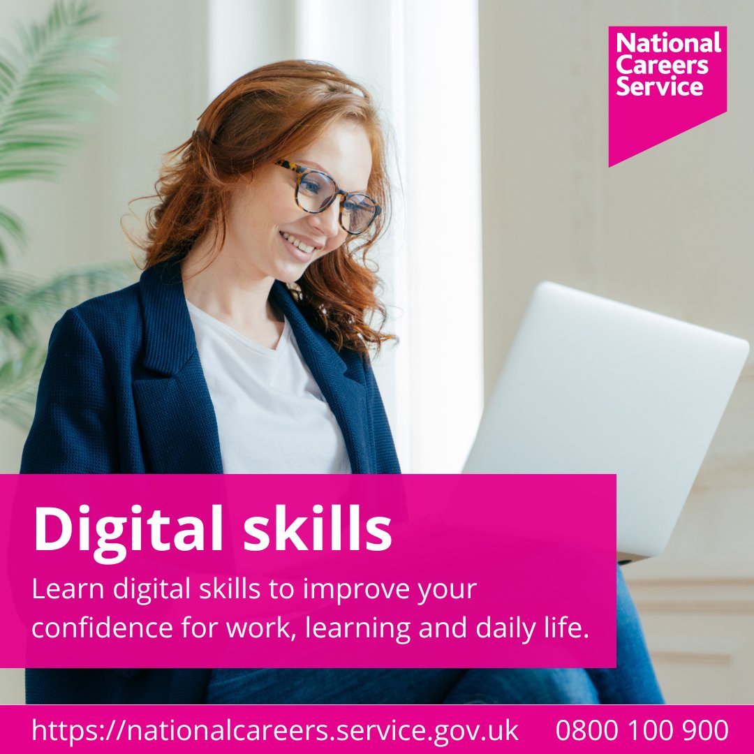 National Careers Service West Midlands (@careerswestmids) on Twitter photo Need help with your digital skills? Our #WestMidlands advisers can help you find local learning to support your progression. Call us on 0800 100 900 or visit our website nationalcareers.service.gov.uk/careers-advice…
<a href="/JCPinWestMids/">JCP In West Mids</a> Need help with your digital skills? Our #WestMidlands advisers can help you find local learning to support your progression. Call us on 0800 100 900 or visit our website nationalcareers.service.gov.uk/careers-advice…
<a href="/JCPinWestMids/">JCP In West Mids</a>
