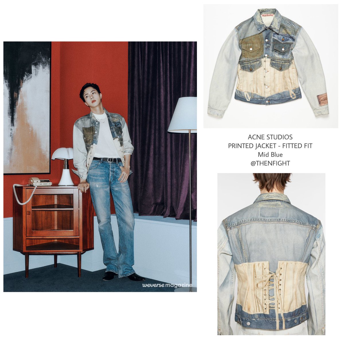 240710 weverse Magazine
#JIN  #김석진 #BTS #방탄소년단 

ACNE STUDIOS
🤣🤣