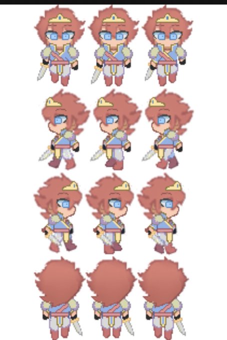 せっかくなので歩行グラも載せておく!
今更ながら、ドレスの端を持ちながら歩くモーションにすれば良かったかもね……
どれも可愛いが! 