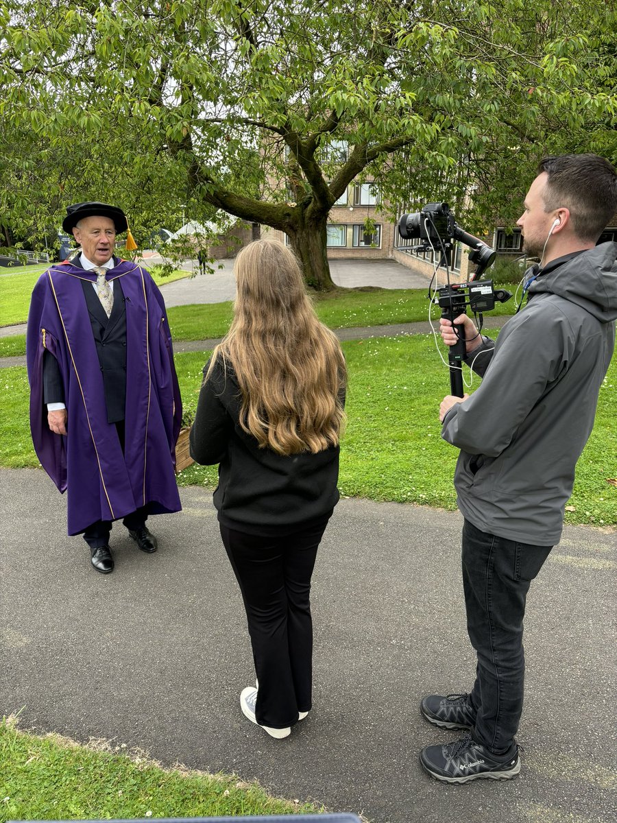 Keele Comms & Brand (@keelecommsbrand) on Twitter photo It’s been great to have <a href="/NSCGNewcastle/">Newcastle College</a> student Loren with us this week on work experience.
Loren has helped with interviewing guests and gathering content at our graduation ceremonies 🎥
Good luck with your studies, Loren! It’s been great to have <a href="/NSCGNewcastle/">Newcastle College</a> student Loren with us this week on work experience.
Loren has helped with interviewing guests and gathering content at our graduation ceremonies 🎥
Good luck with your studies, Loren!