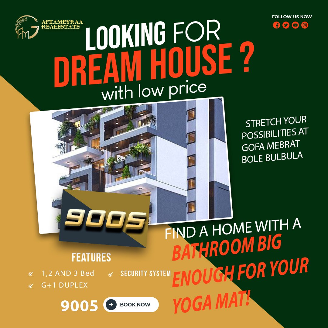 TamireFirew's tweet photo. July 10 - "Wellness Wednesday: Find a home with a bathroom big enough for your yoga mat! 🧘‍♀️ Stretch your possibilities at #Bolebulbula #gofamebrat #YogaHomeGoals"

https://t.co/PBzeiNK0JM https://t.co/hoF1hzVbJP