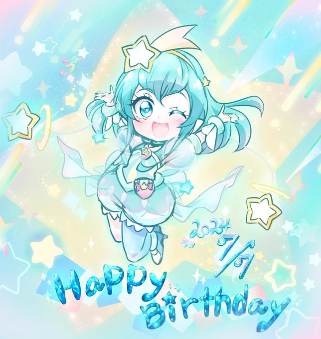 4日も遅刻しちゃったけどなんとか今年も新規絵でお祝い・・・!お誕生日おめでとうルン☆彡 