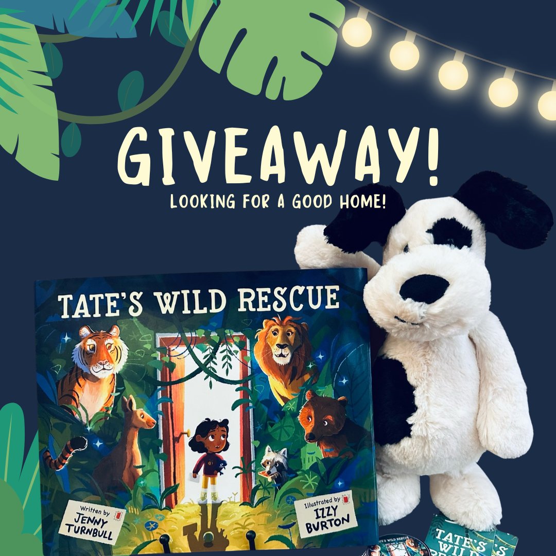 💌 WILD GIVEAWAY 💌 Tate + her pup Panda are ready for a good home! Follow, like + comment sharing an animal you love. Copy signed + swag included. Shares appreciated! Winner 7/17📚🐾📫 <a href="/RHCBEducators/">Random House Children's Books Teachers & Librarian</a> <a href="/randomhousekids/">Random House Children's Books</a> #teachers #librarians #animalovers #kidlit