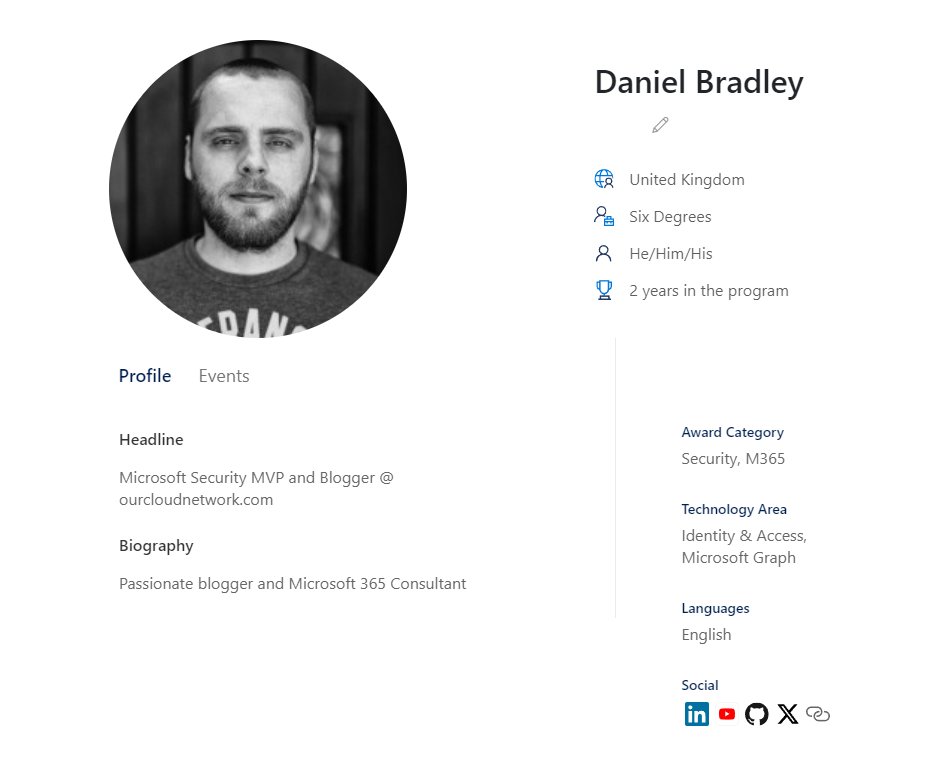 DanielatOCN's tweet image. Joining in with the #mvpbuzz I am now an MVP in Security and Microsoft Graph! ๐๐