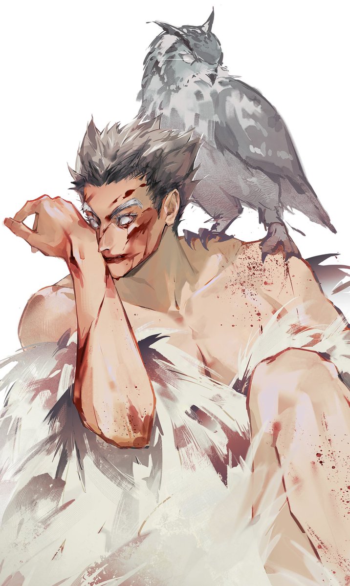 juqiannn's tweet photo. 如果木兔有瞬膜🦉
#haikyuu #bokutokoutarou https://t.co/4lITtqvdUY