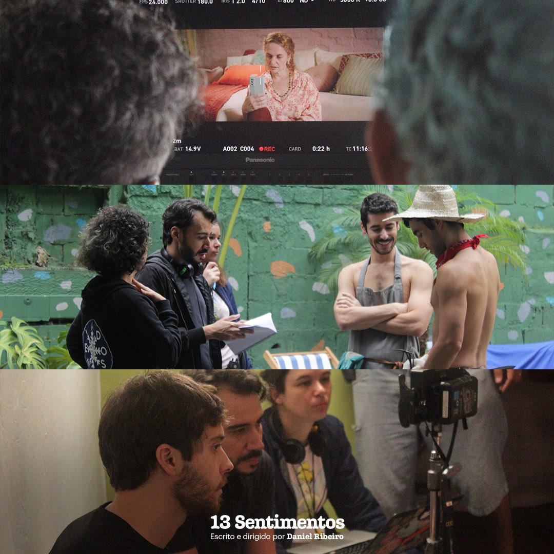 13_Sentimentos's tweet photo. Venha conferir algumas imagens dos bastidores de #13Sentimentos!

Assim como o filme, dá para ver no rosto de todo mundo que o set de filmagens do novo filme de Daniel Ribeiro foi alegria e dedicação pura.

Link na bio! https://t.co/U5s69L54NH