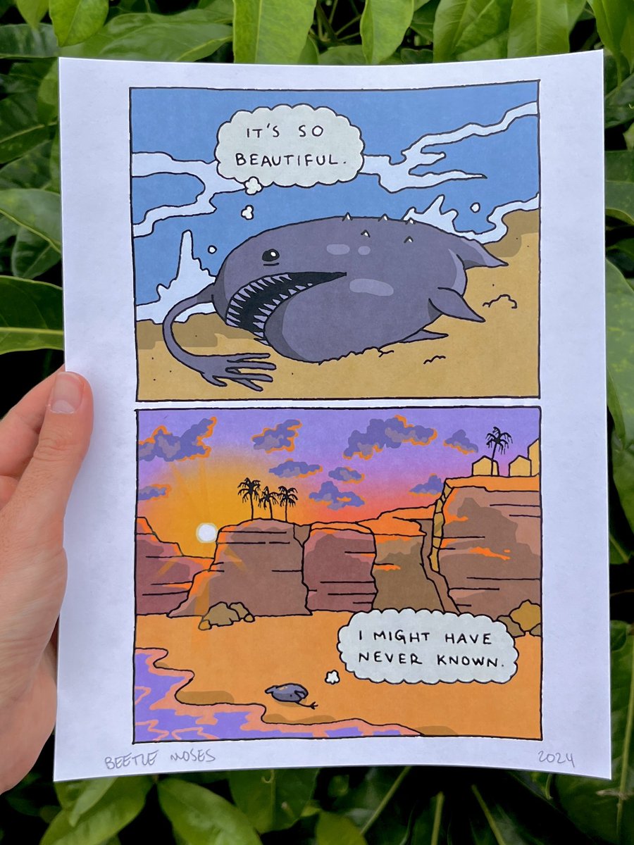 Thank you for the love on this comic, it's available on signed prints now 