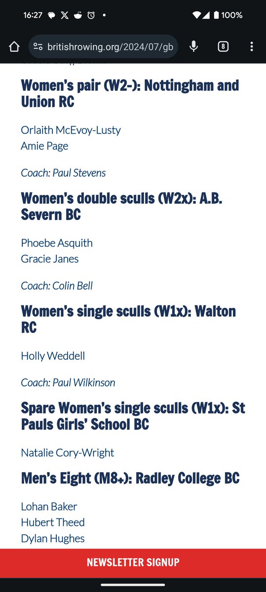 Congratulations to <a href="/AbSevern/">AB Severn Rowing</a>'s Phoebe and Gracie selected to represent GBR in the match vs France this weekend.