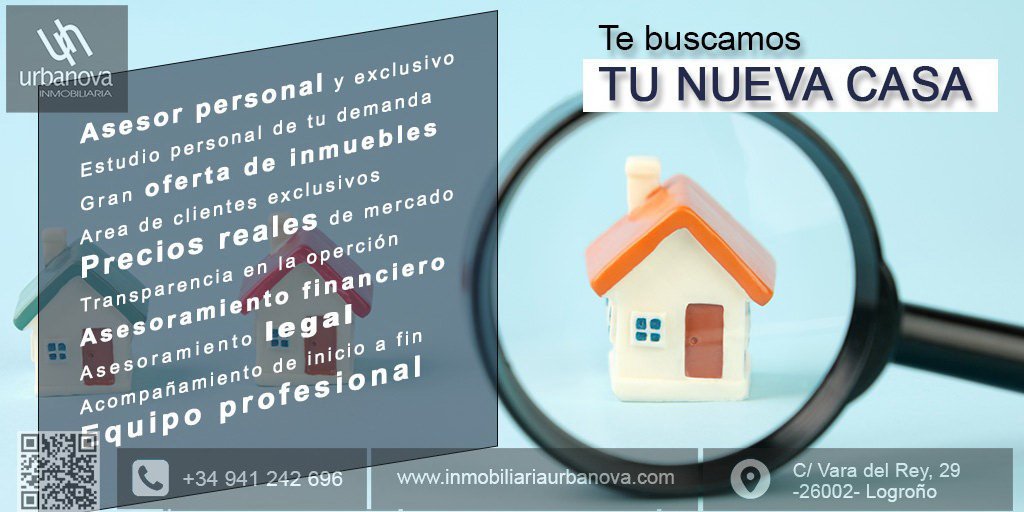 😎 EN INMOBILIARIA URBANOVA TENEMOS LA VIVIENDA EN LOGROÑO QUE BUSCAS 🏠

Servicio profesional y exclusivo. Gran oferta inmobiliaria en Logroño. ☑

👉 i.mtr.cool/ooytgkeunk

#pisos #alquiler #venta #inmobiliaria #Logroño