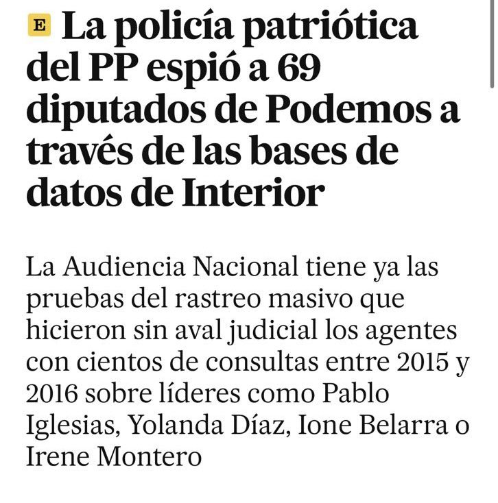 Lo que hemos vivido en este país es una operación de Estado para destruir una alternativa democrática al bipartidismo del PP-PSOE, desprestigiar a sus dirigentes y desactivar el 15-M. Pero luego te dirán que tenemos una democracia plena y que los de Podemos no hacen autocrítica🙃