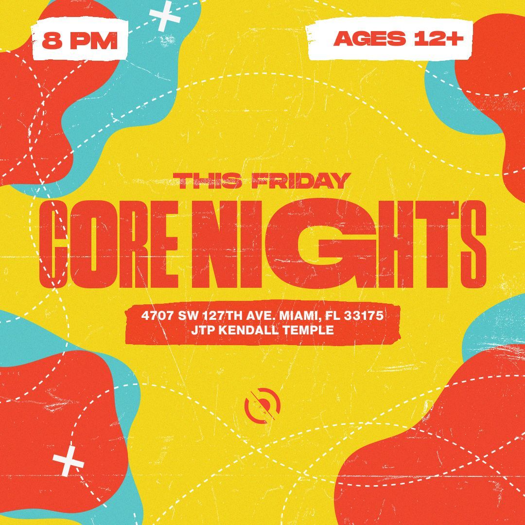 What's up JTP Core fam! 🌟

Join us this Friday at 8pm for our youth service with a moment of worship and a message that's 💯. All peeps ages 12+ are welcome to chill with us!

Don't miss out - it's gonna be straight fire! 🔥

#YouthService #FridayNight #GetLit